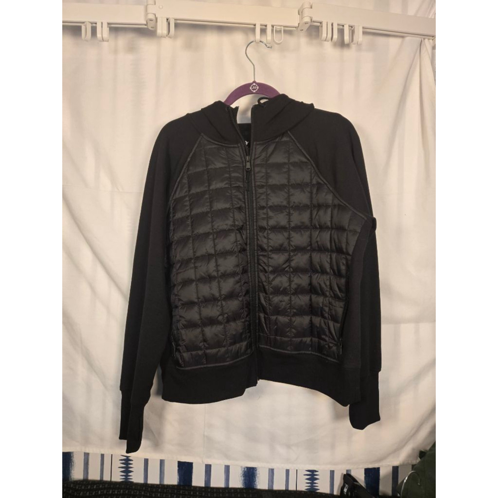 Women's Old Navy Active Black Dynamic Fleece Hoodie L